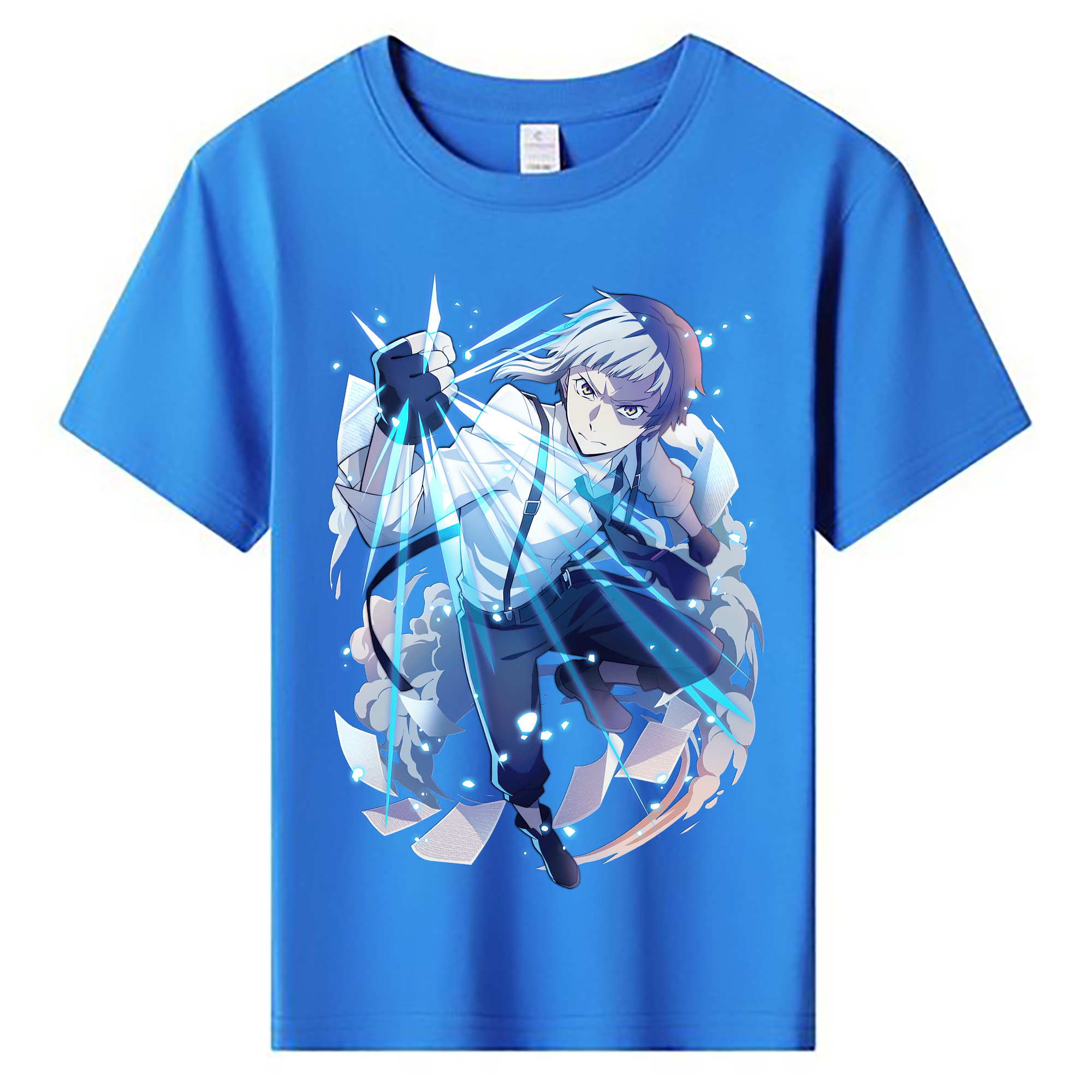 （画像用） 文豪ストレイドッグス Bungo Stray Dogs 綿100％キッズTシャツ（フロントプリント）